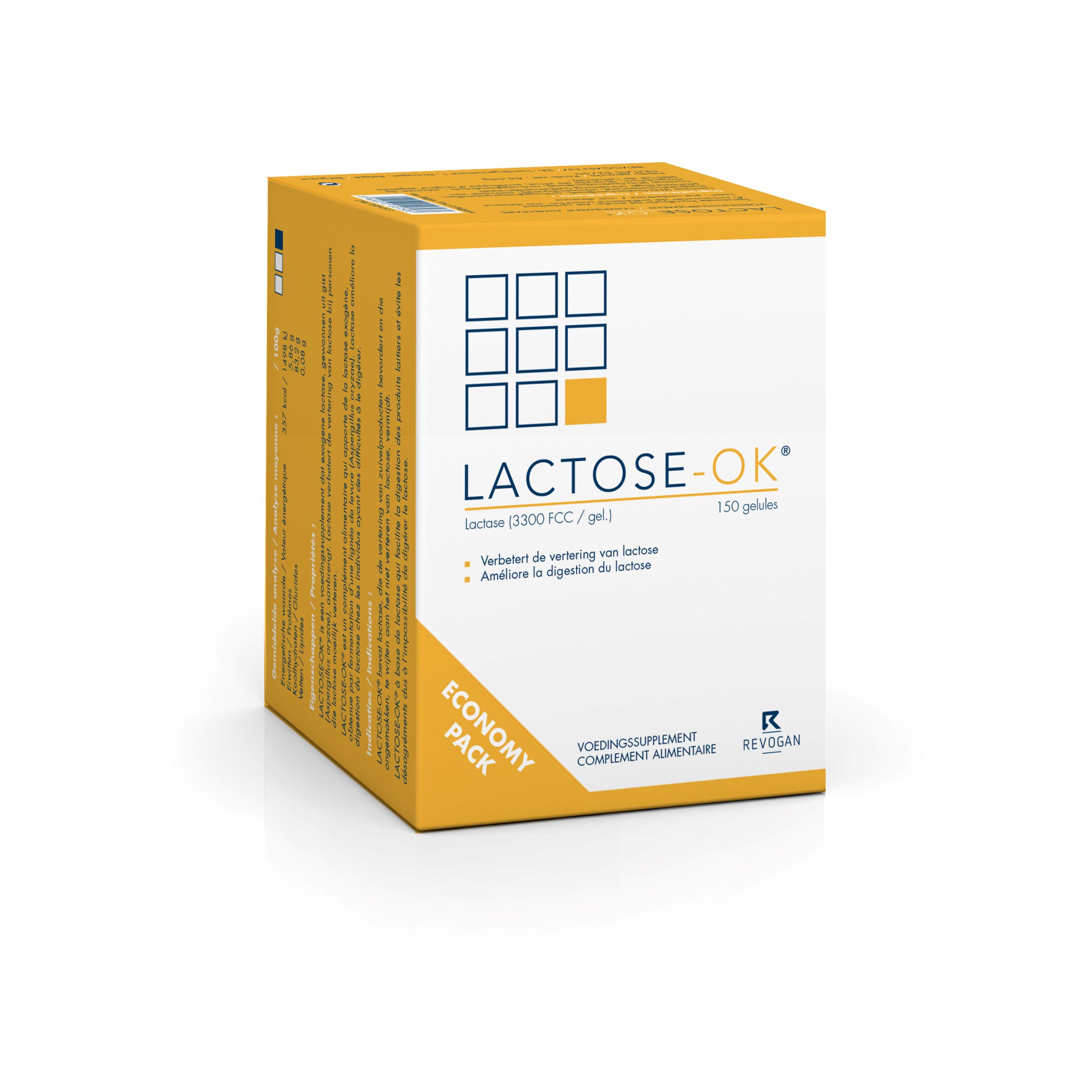 Revogan - Lactose-OK - lactoseintolerantie - lactase