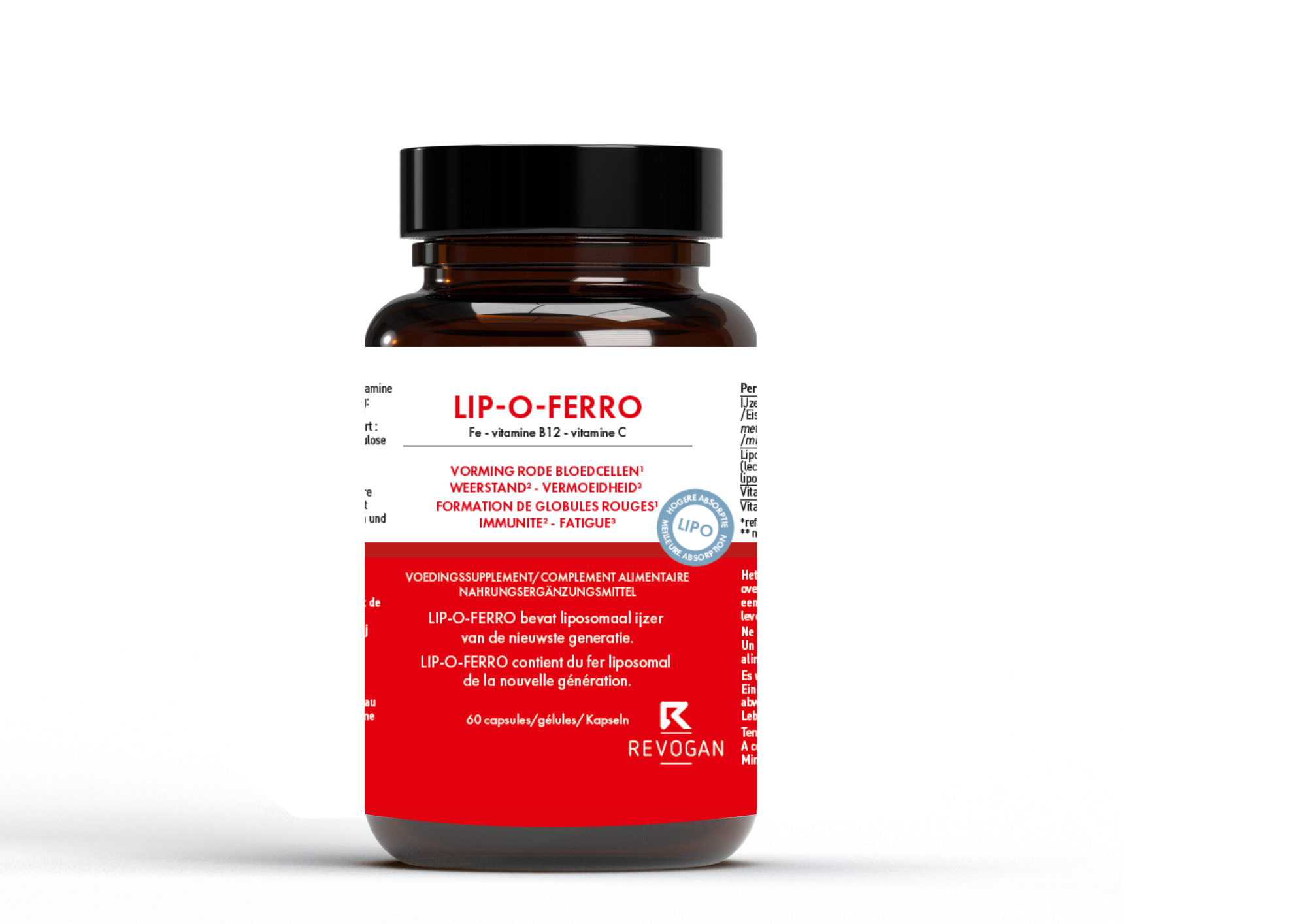 Revogan - LIP-O-FERRO - liposomale vitamines - superieure absorptie